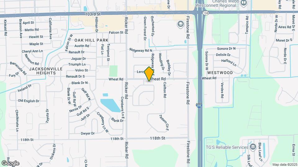 7421 Deepwood Dr N Map and Location Details