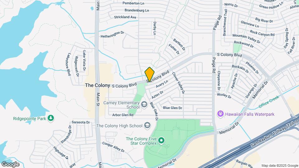 5008 S Colony Blvd Map and Location Details