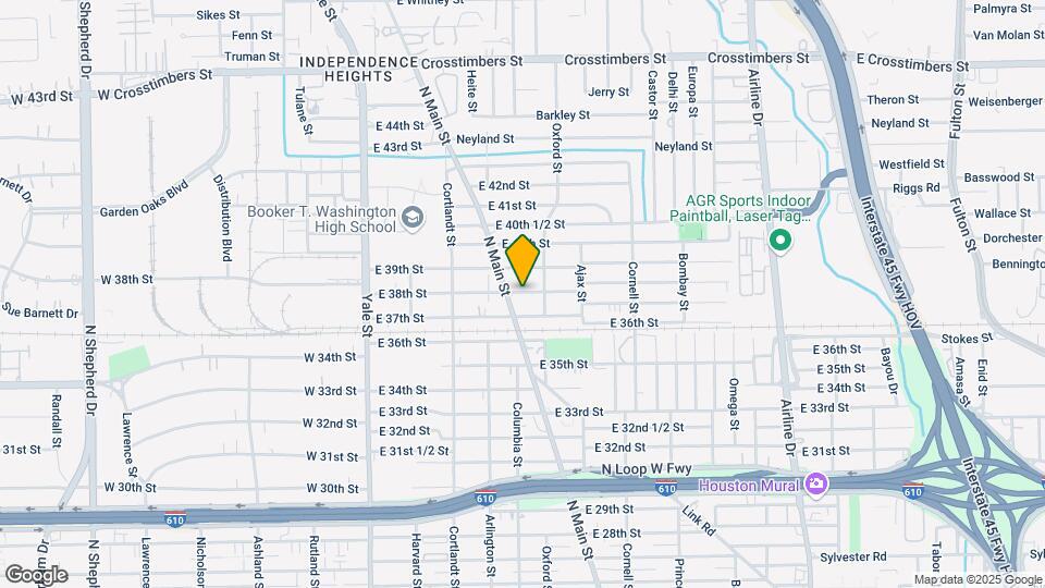 538 E 38th St Map and Location Details