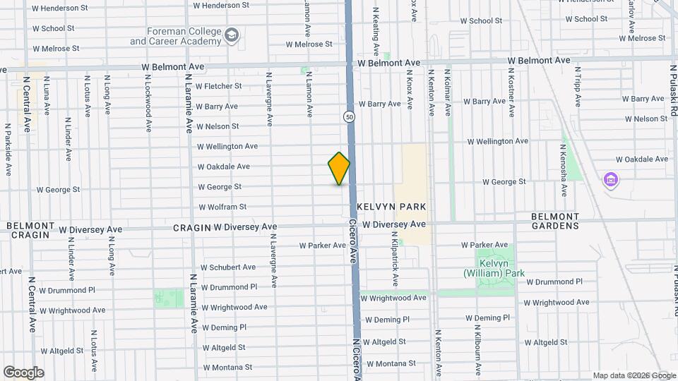 4819 W George St Map and Location Details