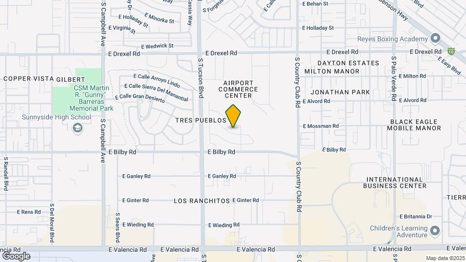2725 East Calle Joya de Ventura Map and Location Details