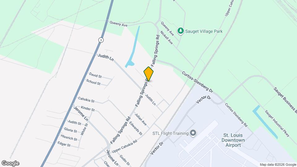 3306 Falling Springs Rd Map and Location Details