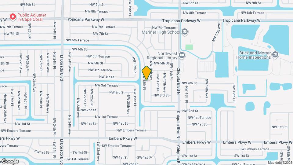 401 NW 18th Pl Mapa y Detalles de la Ubicación