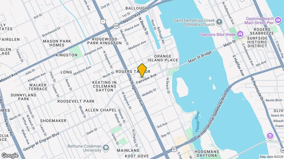 208 Fairview Ave Map and Location Details