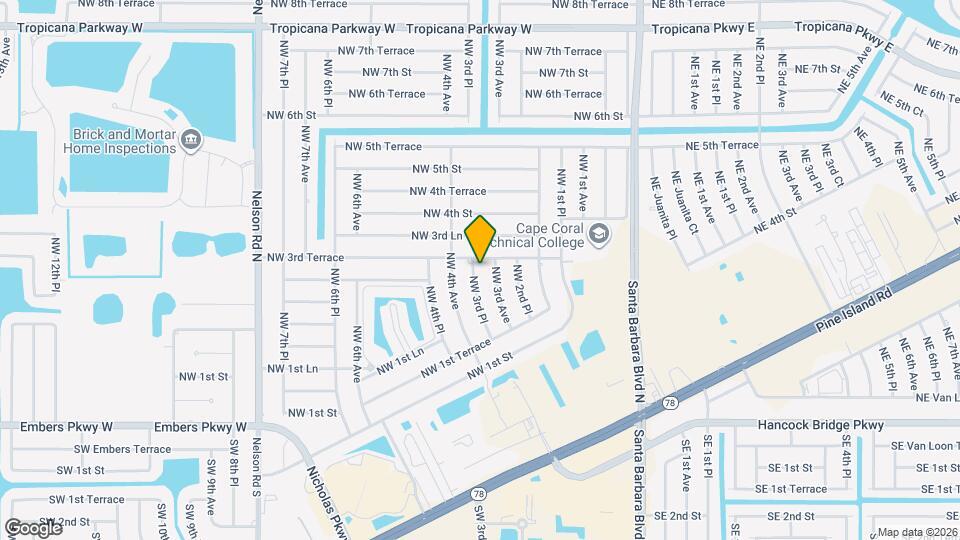 303 NW 3rd Pl Map and Location Details