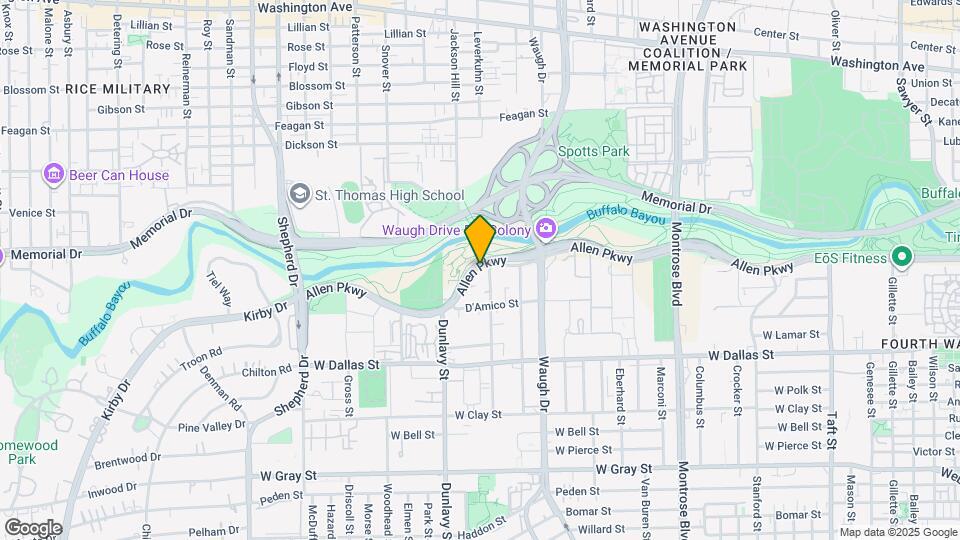 Allen Pkwy, 3333 Mapa y Detalles de la Ubicación