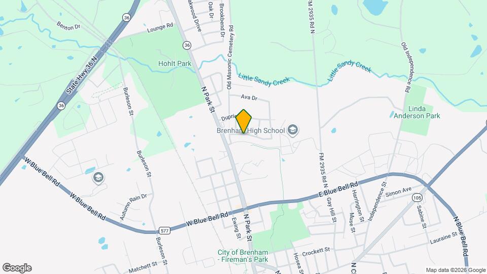 204 Laney St Map and Location Details