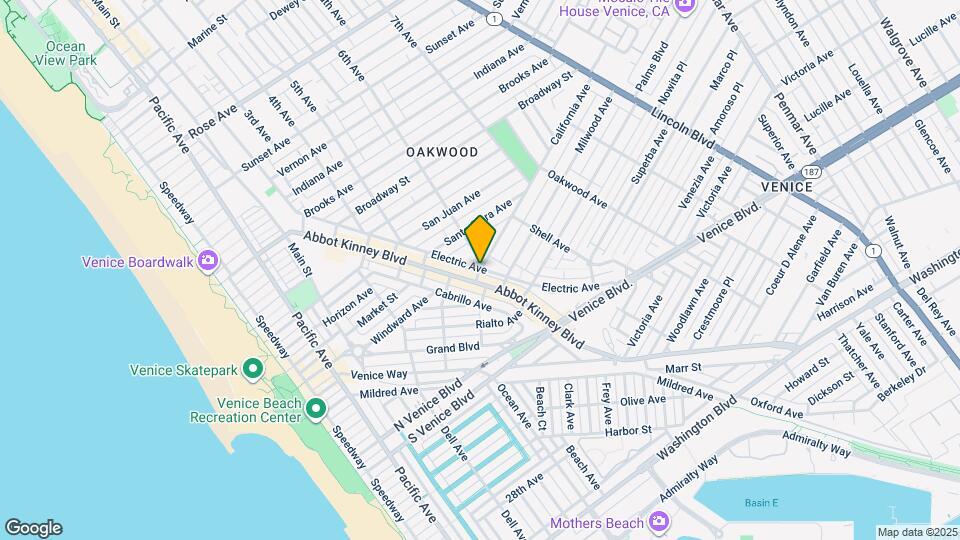 818 1/2 California Ave Map and Location Details