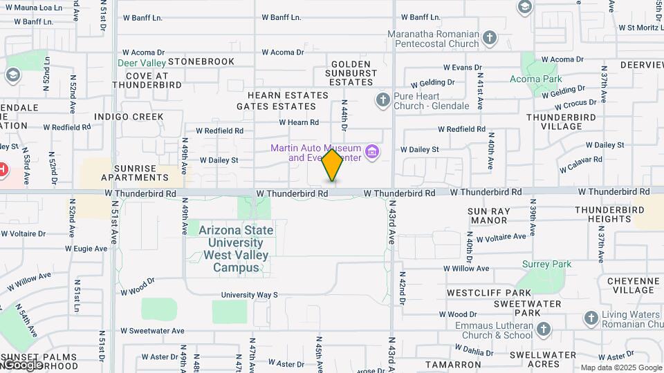 13802 N 45th Ave Map and Location Details