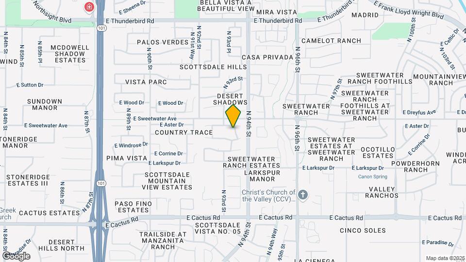 12904 N 93rd Way, Unit 4 Map and Location Details
