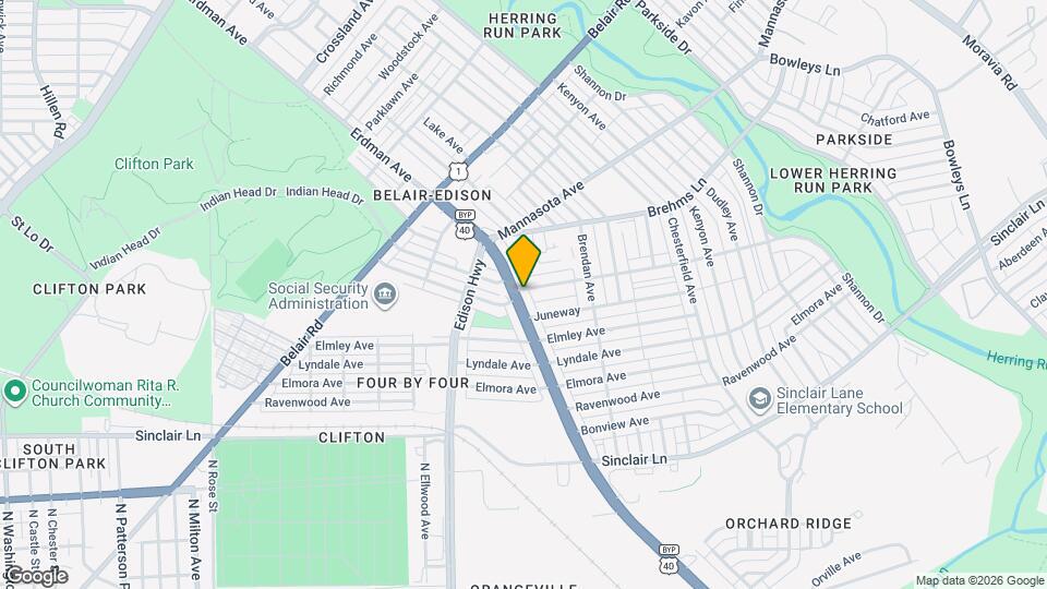 3502 Erdman Ave Map and Location Details