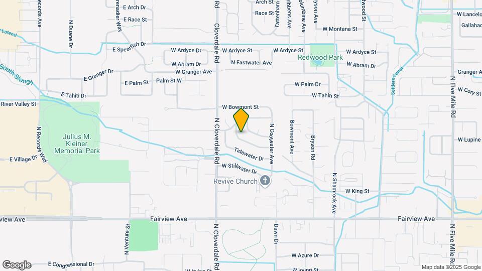 2168 N Fastwater Ave Map and Location Details