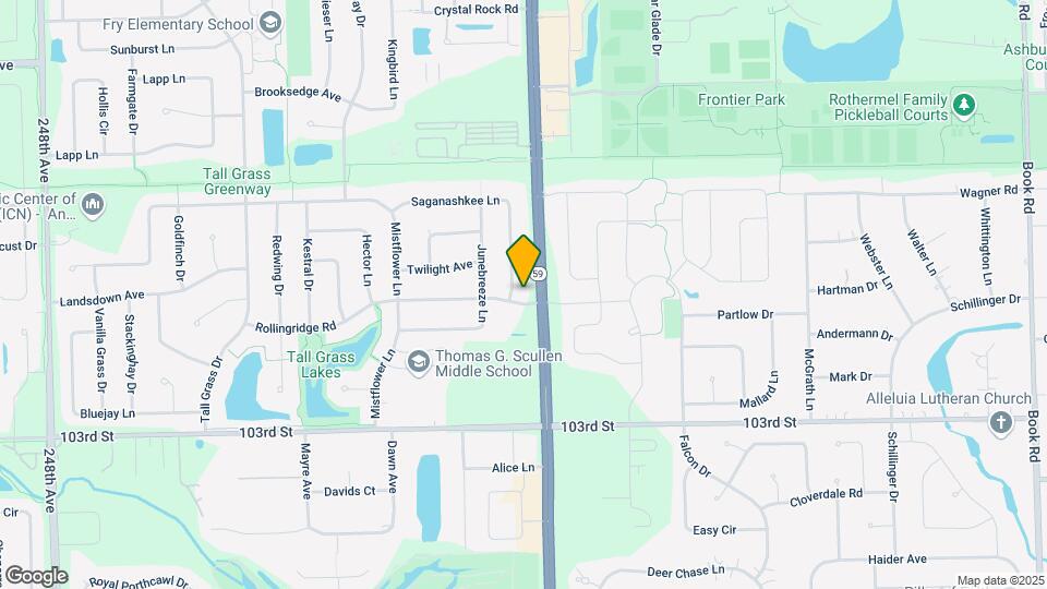 2907 Saganashkee Ln Map and Location Details