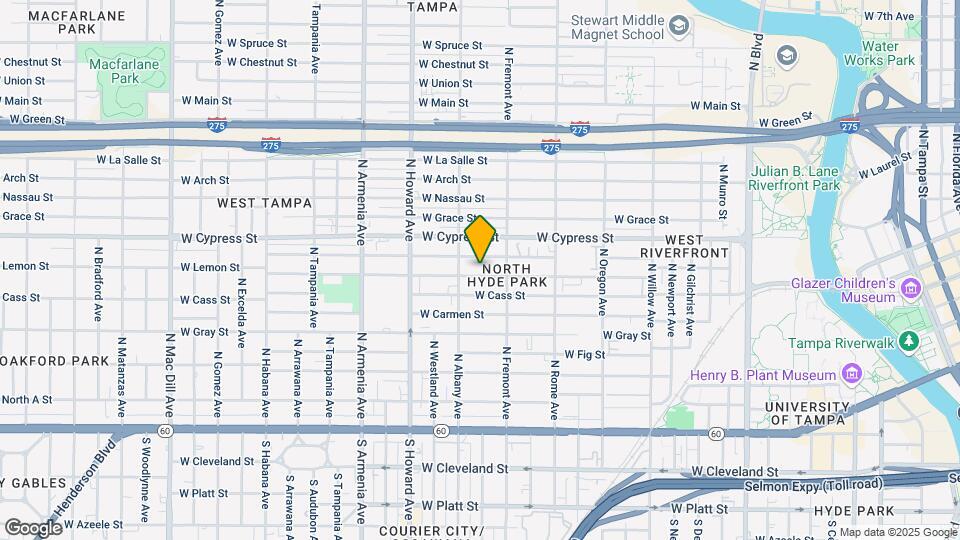 1913 W Lemon St Map and Location Details