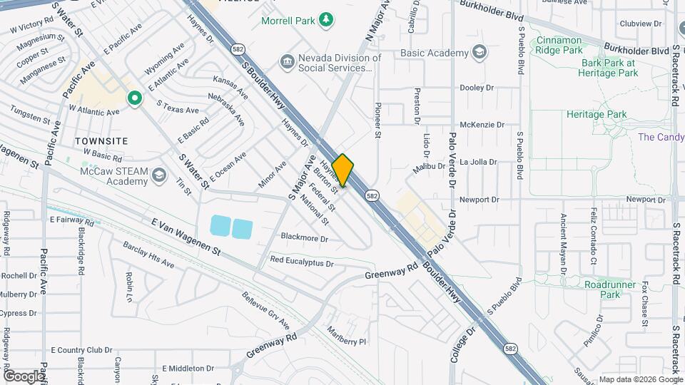 597 Burton St Map and Location Details