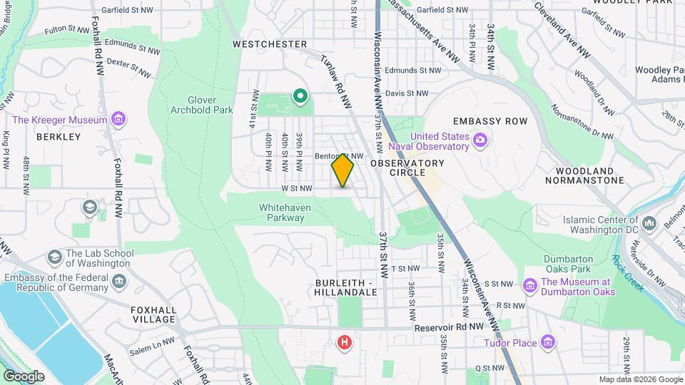 3756 W St NW Map and Location Details