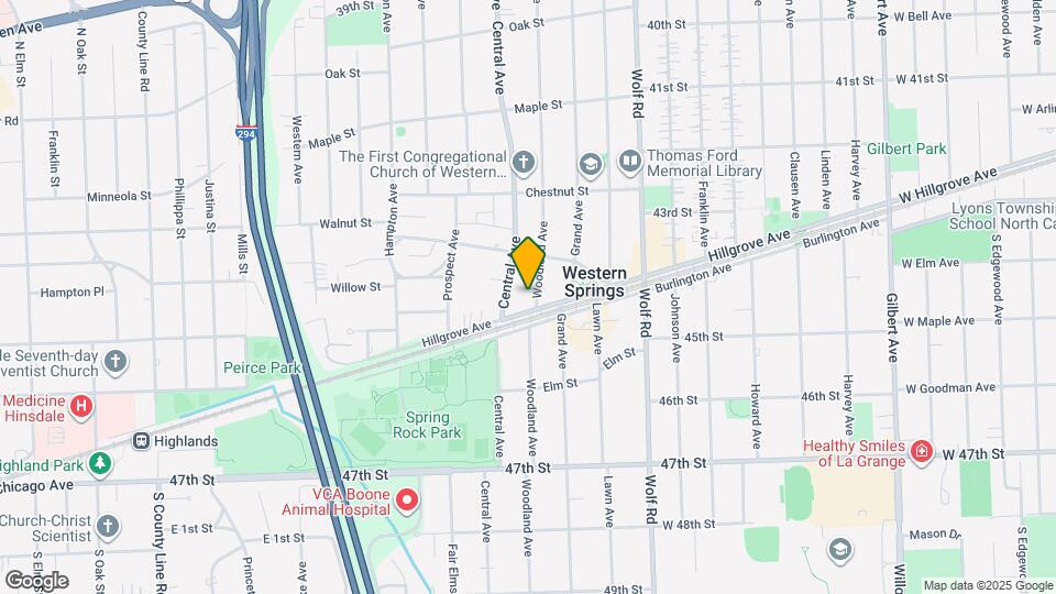 4386 Woodland Ave Map and Location Details