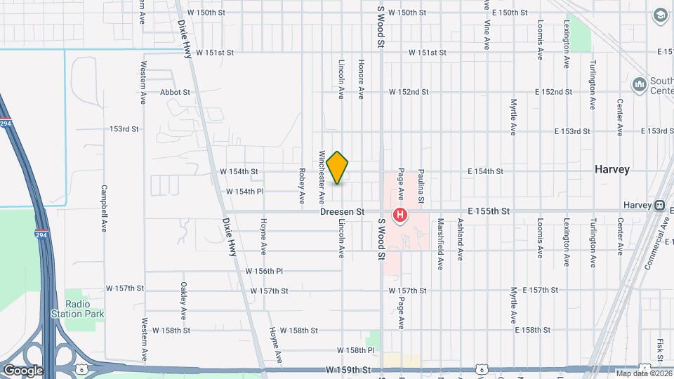 15422 Lincoln Ave Map and Location Details