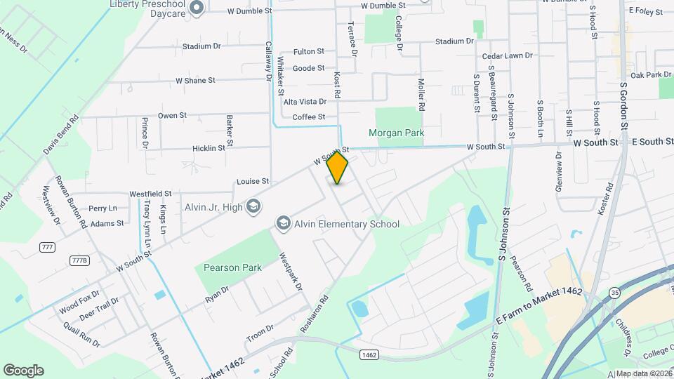 1807 Parkcrest St Map and Location Details