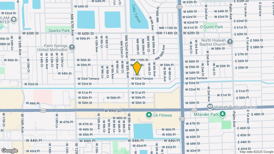 5354 W 7th Ave Map and Location Details