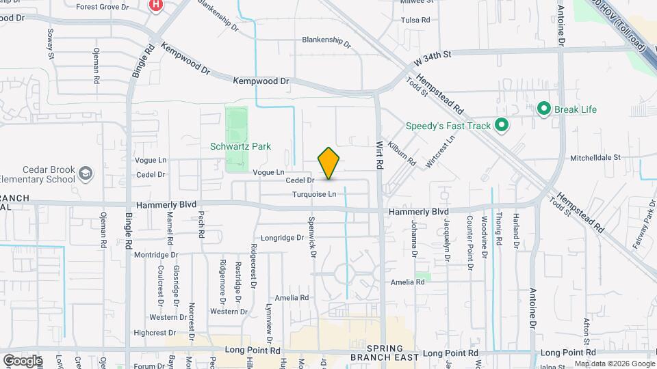 7945 Cedel Dr Map and Location Details