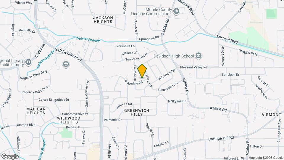 4108 Ridgedale Rd Mapa y Detalles de la Ubicación