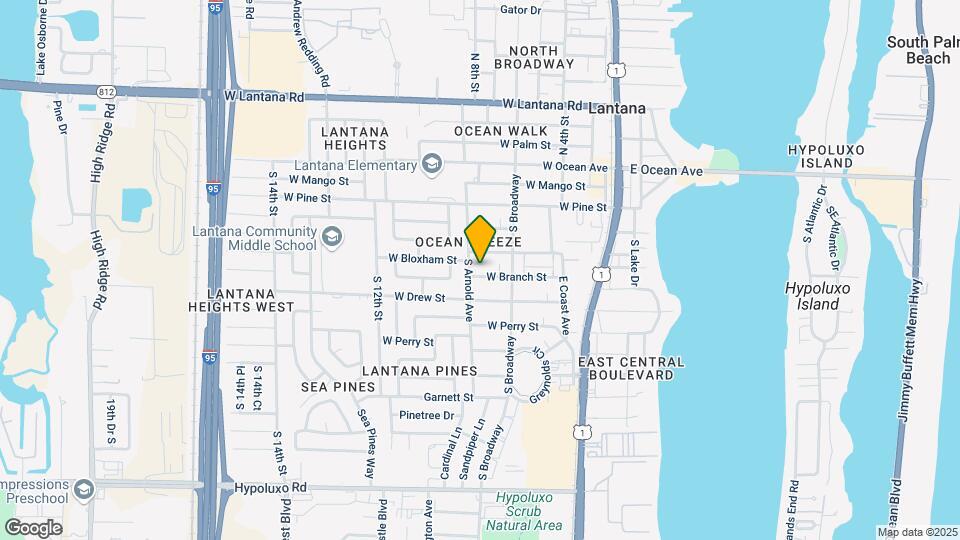 705 W Branch St, Unit 1 Map and Location Details