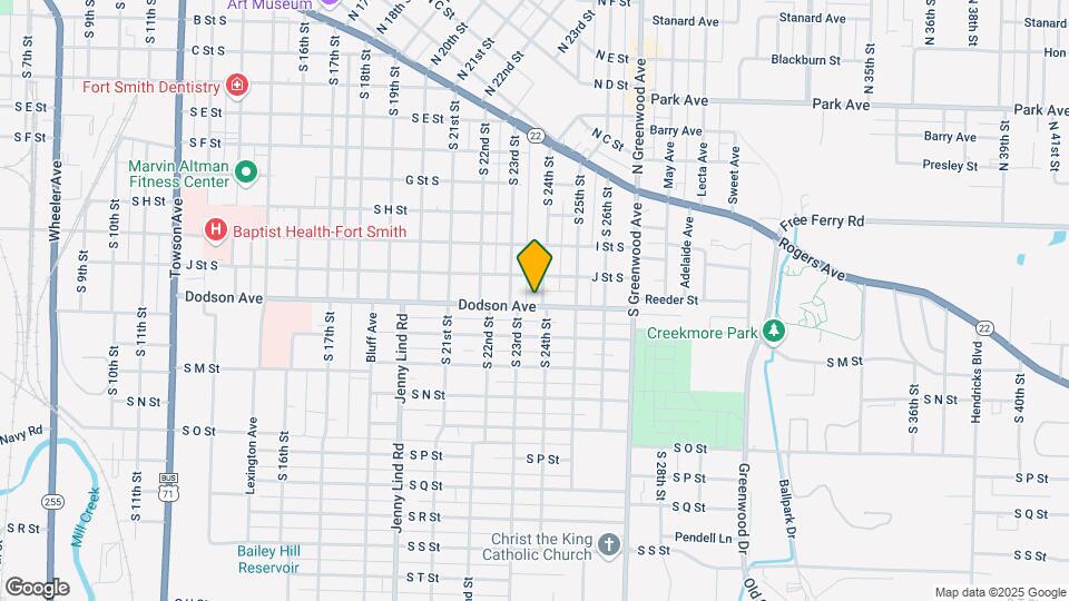1122 S 24th St Map and Location Details