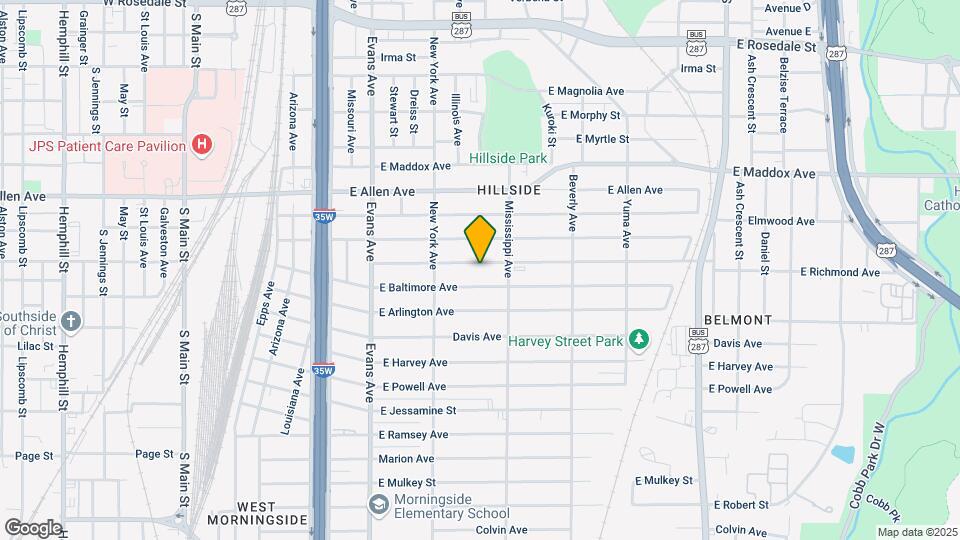 1100 E Richmond Ave Map and Location Details