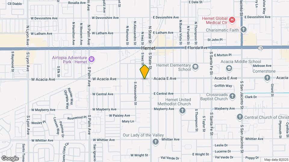 119 W Acacia Ave Map and Location Details