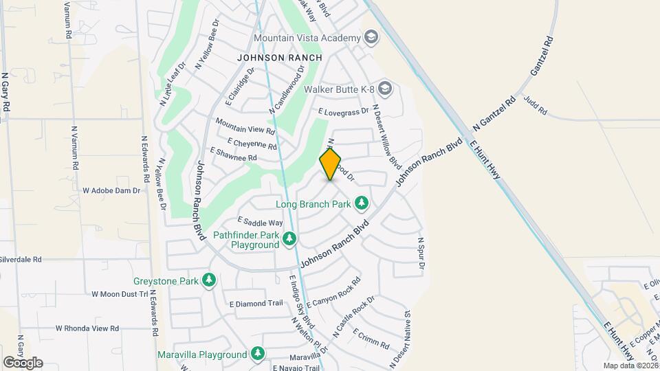 765 E Palomino Way Map and Location Details