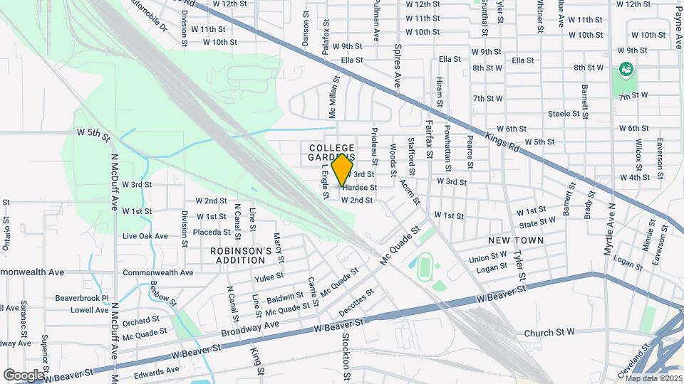 1950 Hardee St Map and Location Details