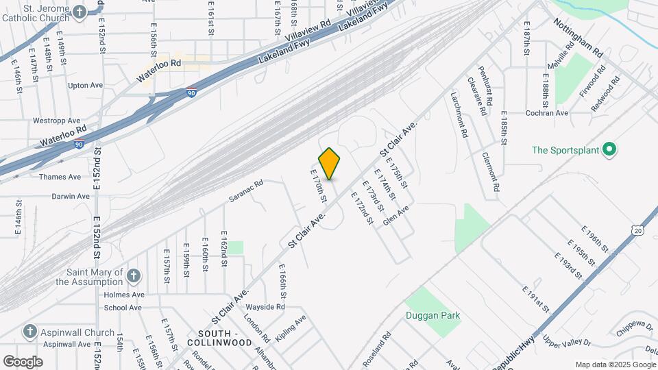 1380 E 171st St Map and Location Details