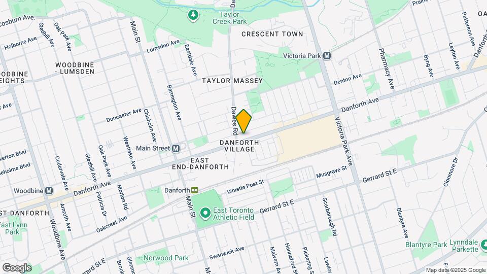 2802 Danforth Ave Map and Location Details