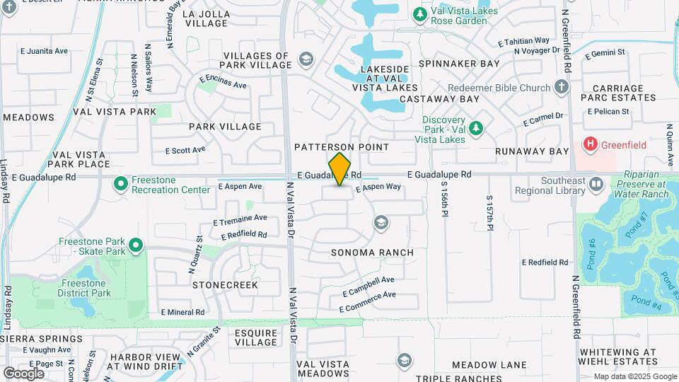 1709 E Aspen Way Map and Location Details