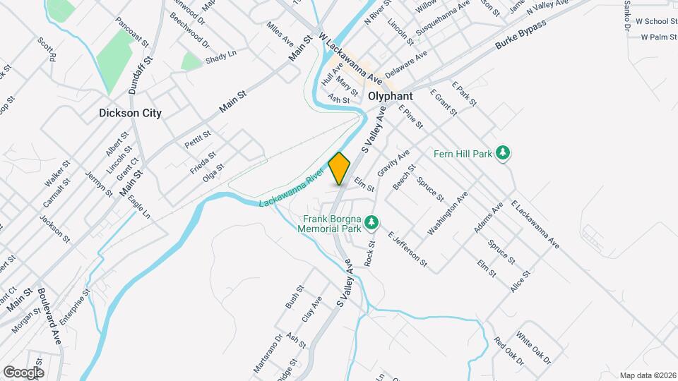 402 S Valley Ave Map and Location Details