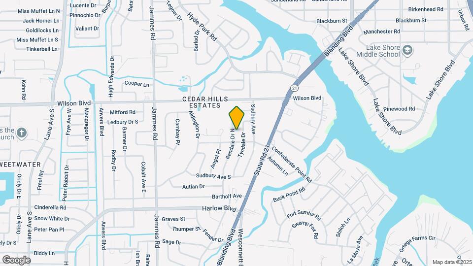 3815 Rendale Dr N Map and Location Details