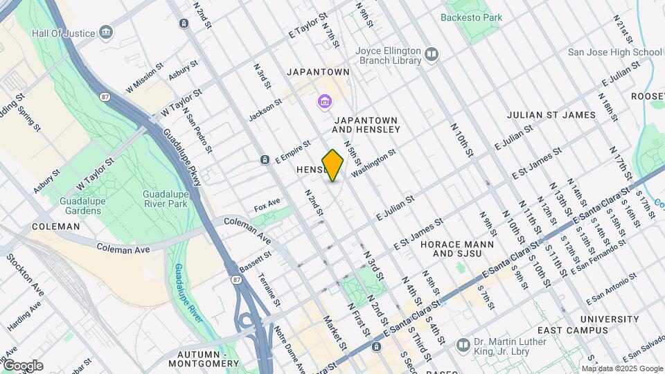 402 N 3rd St Map and Location Details
