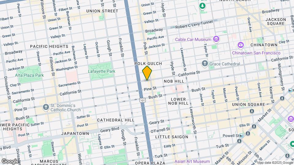 1621-1633 California St Mapa y Detalles de la Ubicación