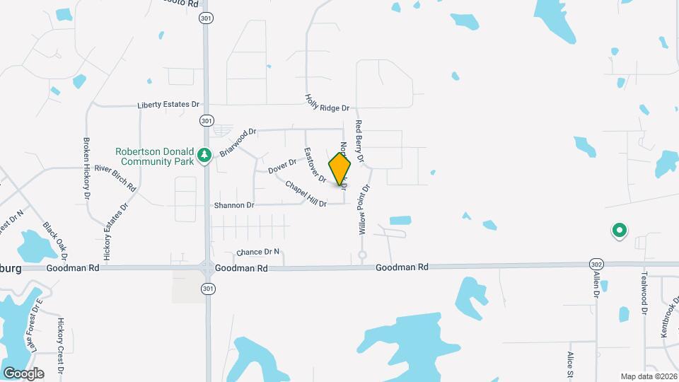 7259 Northbrook Dr Mapa y Detalles de la Ubicación