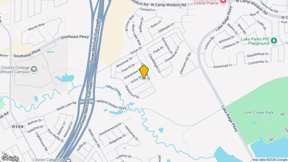 2816 Park Springs Dr Map and Location Details