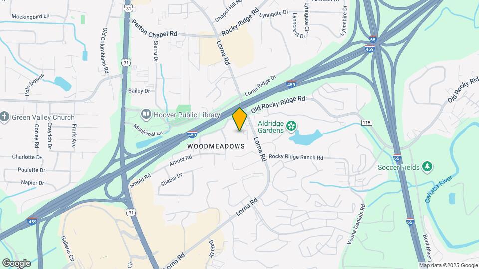 Asher Point Independent Living of Hoover Mapa y Detalles de la Ubicación