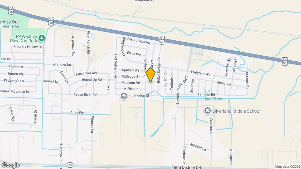 1842 Westward Ln Mapa y Detalles de la Ubicación