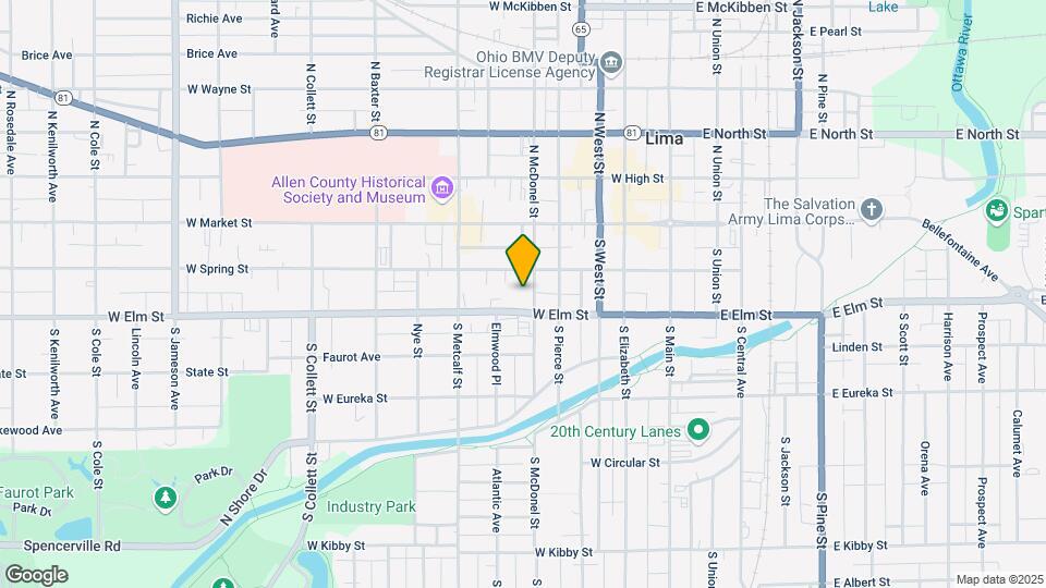 232 S McDonel One Unit Available Map and Location Details