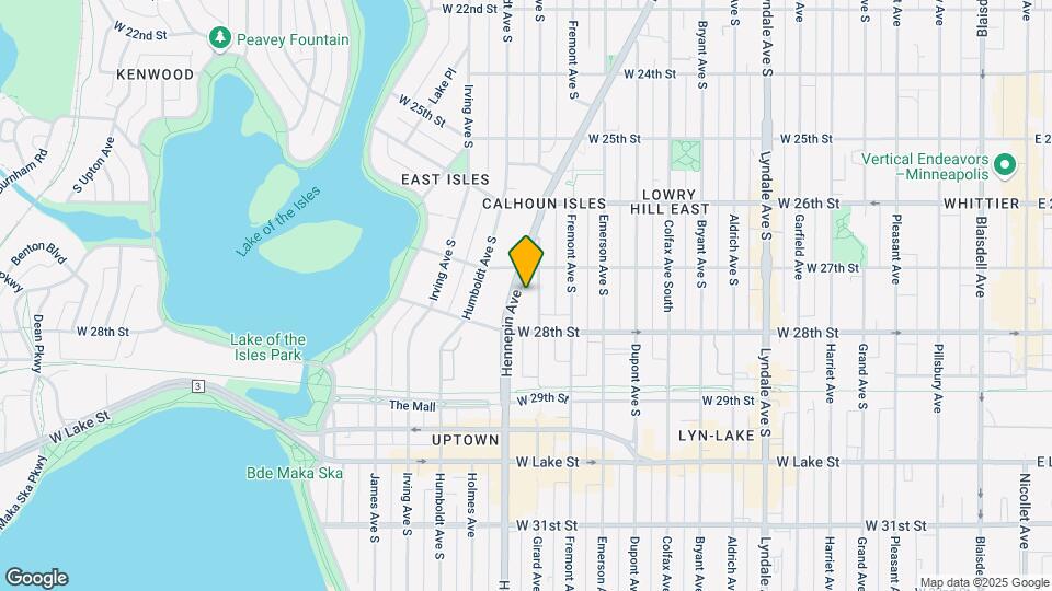2723 Hennepin Ave Map and Location Details
