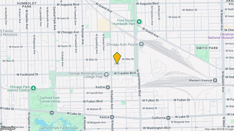 522 N Troy St Map and Location Details