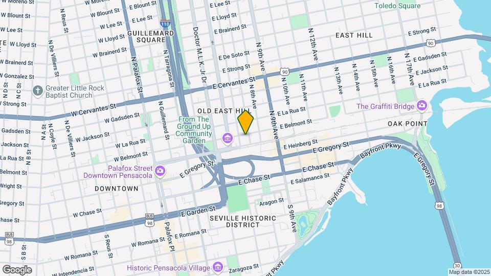 611 E Belmont St Map and Location Details