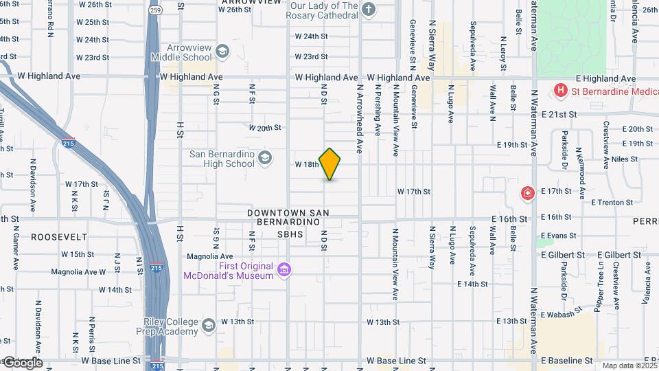 394 W 17th St Map and Location Details
