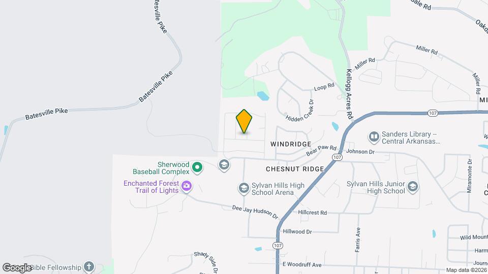 1925 Williford St Map and Location Details