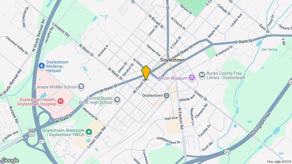 182 W Court St Map and Location Details